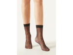 Chaussettes à motif cœurs intégral