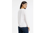 Tee-Shirt Uni Strass Col Bateau
