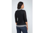 Tee-Shirt 2-En-1 Col Chemise
