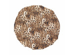 DIAMOND BLING BONNET SJ LEOPARD RED