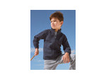Gilet zippé bleu marine torsadé pour garçon
