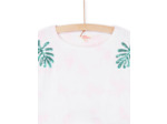 T-shirt rose clair à manches courtes