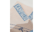 Chaussettes en cachemire à motif montagnes