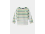 T-shirt à rayures vertes et manches longues Garçon