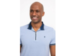 Polo manches courtes Zip