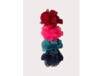 Lot de 4 élastiques fleuries pour fille