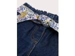 Jean foncé avec ceinture pour bébé fille