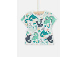Tee Shirt Manches Courtes Ecru
