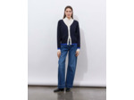 Gilet bicolore MARINE Femme