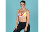 Haut de maillot de bain de natation femme lila lea melon