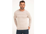 Pull col rond uni Sably