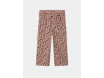Pantalon fleuri en velours