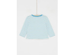 T-shirt réversible turquoise pour bébé garçon