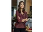 T-Shirt Fêtes Col V Seequins