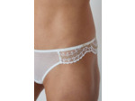 Tanga brodé effet irisé