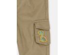 Pantalon en twill couleur vert militaire bébé garçon