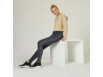 Legging de fitness en coton femme, gris ardoise
