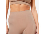 Legging seamless effet push up femme marron