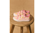 Basket en toile imprimé fleuri