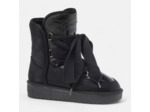 Boots à talon compensé Femme noir