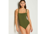 Maillot de bain 1 pièce gainant encolure carrée