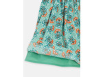 Robe vert menthe à imprimé fleuri pour bébé fille