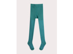 Collant turquoise pailleté pour fille