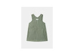 Gilet rayé vert pour bébé fille