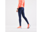 COLLANT RUNNING SANS COUTURES FEMME - KIPRUN CARE BLEU FONCE