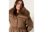 Parka courte unie TAUPE Femme