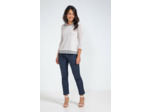 Tee-Shirt 2-En-1 Col Chemise Imprimée
