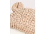Cagoule couleur noisette pour bébé fille