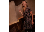 Robe courte bicolore NOIR