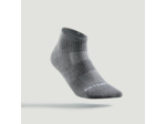 CHAUSSETTES DE TENNIS MI-HAUTES DECATHLON RS 500 GRIS LOT DE 3