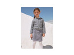 Jupe en velours bleu pour fille