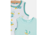 Lot de 2 body fantaisies pour bébé garçon
