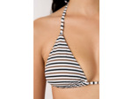 Triangle haut de maillot à rayures