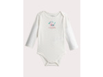 Lot de 2 body manches longues à imprimé pour bébé fille