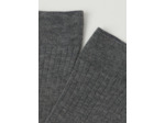 Chaussettes longues en cachemire côtelées
