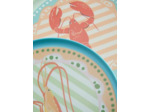 Lot de 2 petites assiettes fruits de mer