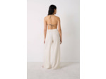 Pantalon large en lin