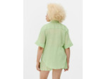 Chemise de plage froissée à boutons