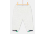 Pantalon gris chiné doux et confortable pour bébé garçon