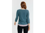 Tee-Shirt 2-En-1 Col Feston