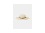 Chapeau de paille avec nœud