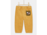 Pantalon en velours miel bébé garçon