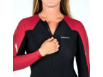 Maillot de Bain de Natation une pièce femme Kamy Long noir rubi