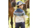 Pull Jacquard écru