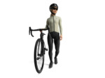 Maillot vélo thermique manches longues femme