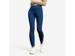 Legging équitation léger Femme - 100 bleu turquin